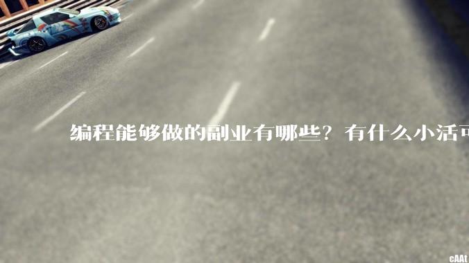 编程能够做的副业有哪些？有什么小活可以做？